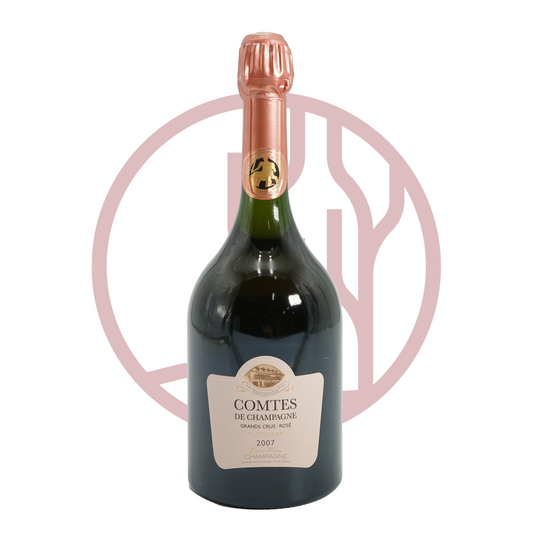 シャンパーニュ・コント・ド・シャンパーニュ・ロゼ、テタンジェ [2007] Champagne Comtes de Champagne Rose、Taittinger